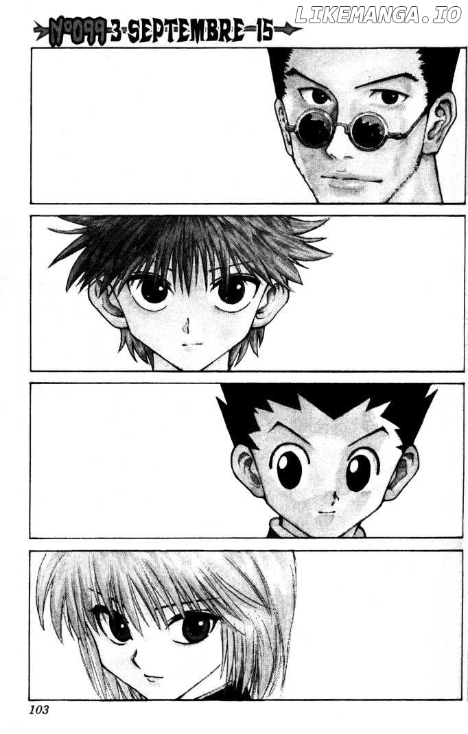 Hunter x Hunter, Chapter 99 image 01